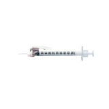 BD Safety-Glide™ Insulin Syringe, 1/2 mL