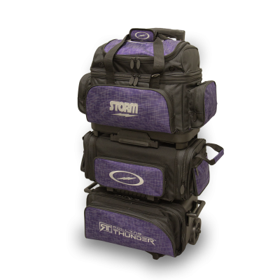 6-BALL ROLLING THUNDER (ABSTRACT PURPLE-BLACK)