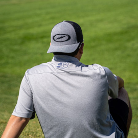 STORM 3D OVAL BOLT TRUCKER HAT HEATHER