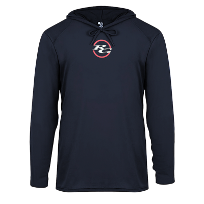 RG RETRO LONG SLEEVE HOODED TEE (NAVY)