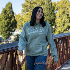 STORM HOODIE HEATHERED SAGE