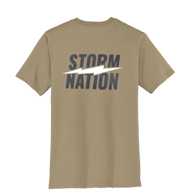 STORM NATION MENS TEE COYOTE BROWN