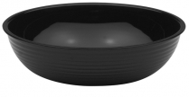 RSB12CW Ribbed bowl 12" black