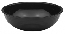 RSB8CW Ribbed bowl 8" black