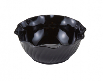 SRB13CW Swirl bowl 13oz black