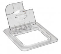 60CWLN Hinged lid notched 1/6 clear