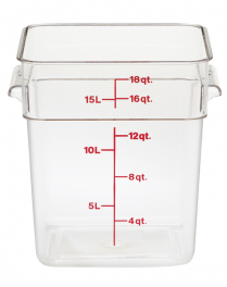 18SFSCW Container square 18qt