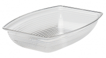 RSB912CW Ribbed bowl clear