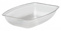 RSB1419CW Ribbed bowl clear