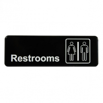 4517 Restrooms sign