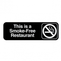 4524 Sign smoke free area