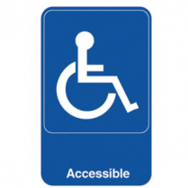 5644 Sign accessible 6x9"