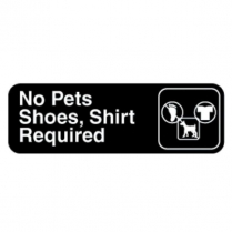 4523 No pets/shoes sign