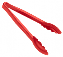 9TGS Scallop grip tong red