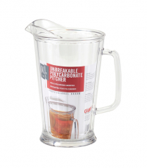 P64CW Tapered pitcher 64oz clear