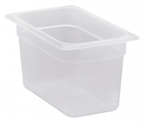 46PP Translucent food pan 1/4 x 6"