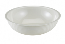RSB8CW148 Ribbed bowl 8" white