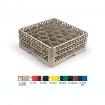 TR-12HH 30 Compartment glass rack beige