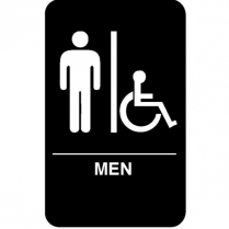 5631 Men/accessible braille sign 6x9"