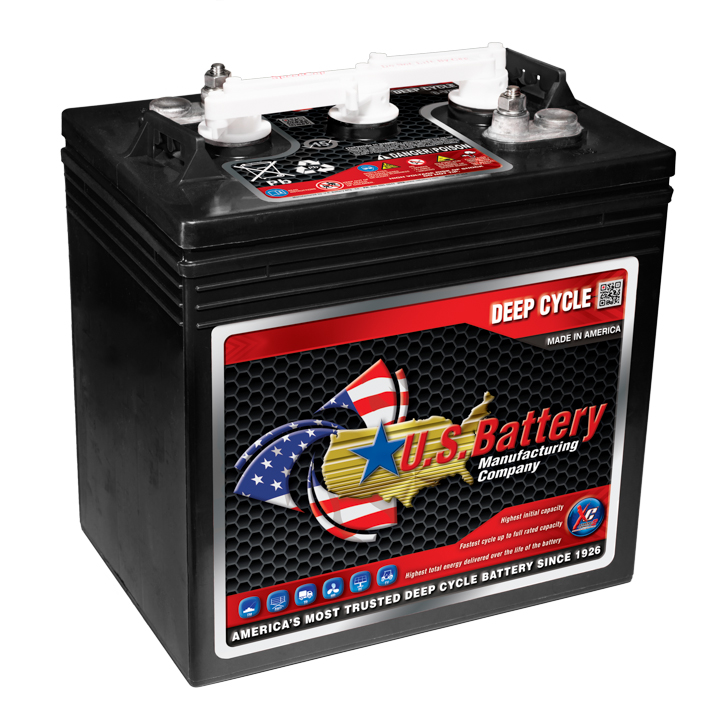 US-1800-XC2 Batterie à décharge profonde GC2 6V 208Ah 392RC/25A Batteries  Expert