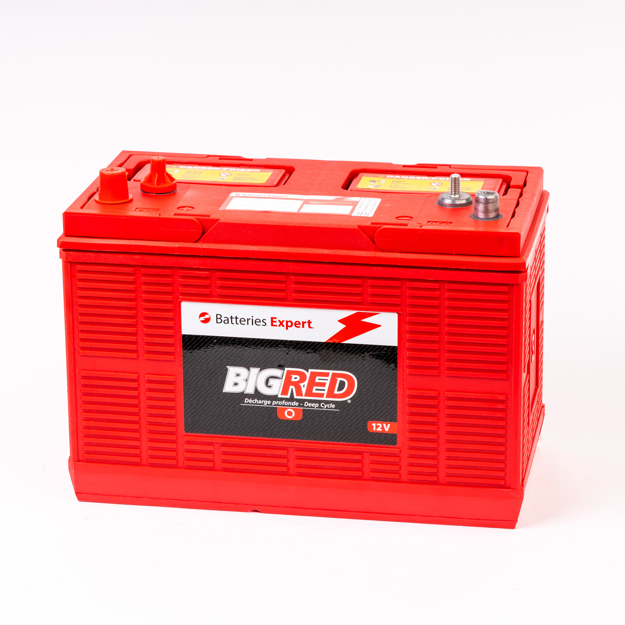 31-BIGRED Batterie à décharge profonde Gr 31M 12V 130Ah 200RC Batteries  Expert
