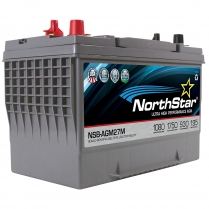 NSB-AGM27M   Batterie AGM plomb pur Gr 27M 930CCA 1080MCA RC195 92Ah