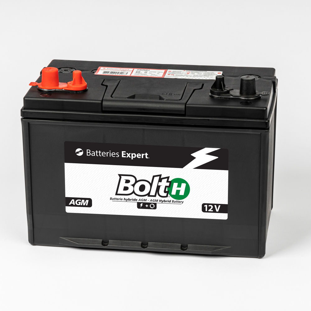 27-BOLTAGM-H Batterie AGM hybride Gr 27M 12V 930MCA 175RC 90Ah Batteries  Expert