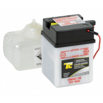 6N4C-1B   Batterie de sports motorisés (humide) 6V 4Ah (bouteille d'acide incluse)