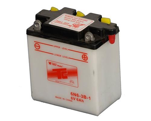 Batterie moto 6V / 6Ah avec entretien 6N6-3B-1 - Batteries Moto