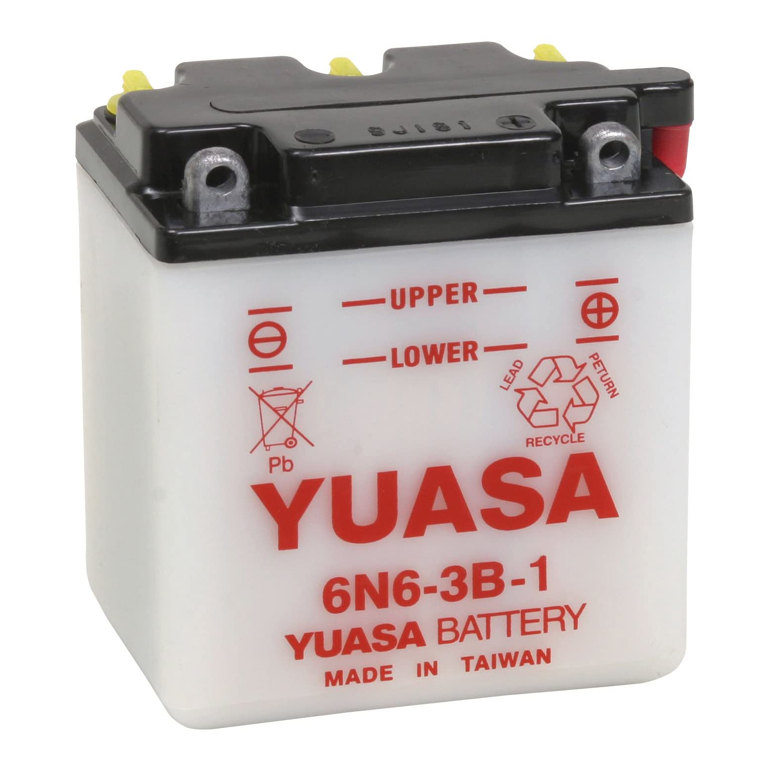 Batterie moto YUASA 6N6-3B-1 6V 6AH