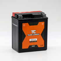WPX7L-BS   Batterie de sports motorisés AGM 12V 6Ah 90CCA (bouteille d'acide incluse)