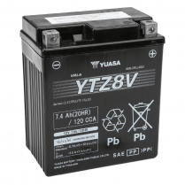 YTZ8V  Batterie de sports motorisés AGM 12V 7.4Ah (Pré-activée)