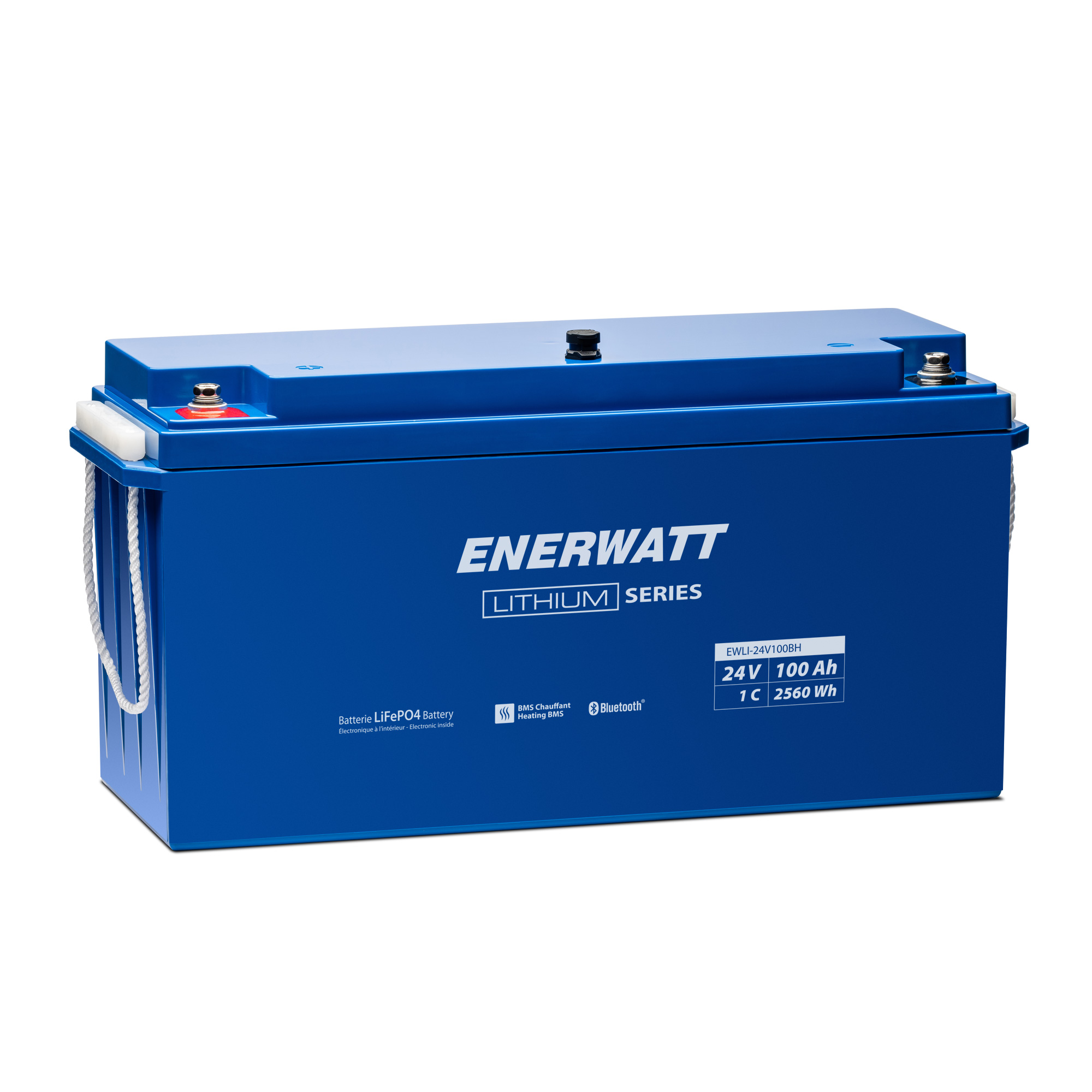 EWLI-24V100BH LiFePO4 Battery GR N120 24V 100Ah 1C Bluetooth and Heated  Batteries Expert