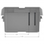 HM318BK   Battery box for groupe 24, 27, 29 or 31