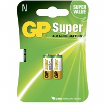GP910A-2U2   Pile alcaline N GP Super (Carte de 2)