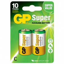 GP14A-2UE2   C Alkaline Battery GP Super (Pkg of 2)