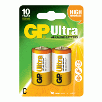 GP14AU-2UE2   C Alkaline Battery GP Ultra (Pkg of 2)