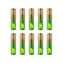 GP24AUETA21-2GNSC10  Pile alcaline AAA GP Ultra (paquet de 10)