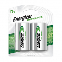 NH50BP2   D Ni-MH 2500mAh Rechargeable Battery Energizer (Pkg of 2)