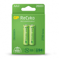 GP270AAHCE-2EB2   AA Ni-MH 2600mAh Rechargeable Battery GP (Pack of 2)