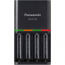 K-KJ55K3A4BA   Chargeur rapide Panasonic 4 heures avec 4 piles AAA Eneloop Pro préchargées