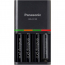 K-KJ55K3A4BA   Chargeur rapide Panasonic 4 heures avec 4 piles AAA Eneloop Pro préchargées