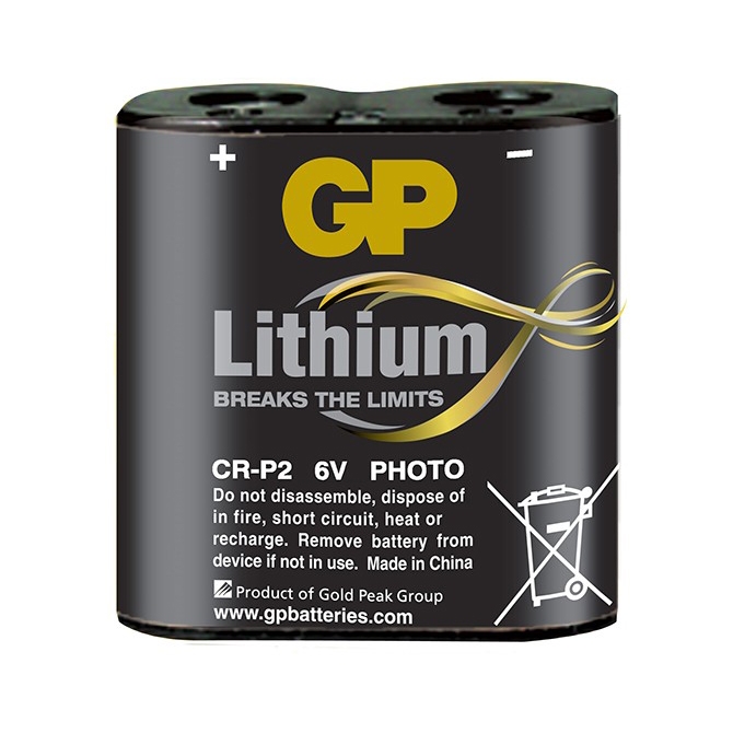 Pile Lithium de type CRP2 pour pied lumineux LIGHT - myQuintus