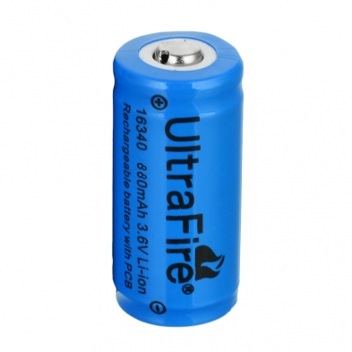 Pile rechargeable lithium UNIROSS 16340 RCR123A 650mAh UM16340N1 - Prix en  Algérie