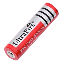 UF18650-3000   Pile 18650 Li-Ion 3000mAh rechargeable pour lampe de poche UltraFire
