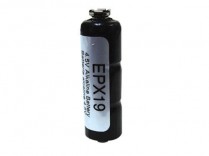 EPX19   Pile bouton 4.5V alcaline haut-voltage avec bouton-pression (snap)