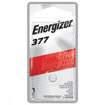 377BPZ   Pile bouton 377 1.55V oxyde d'argent Energizer (Carte de 1)