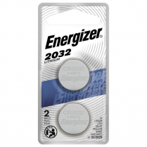 2032BP-2N   CR2032 3V Lithium Coin Cell Energizer (Pkg of 2)