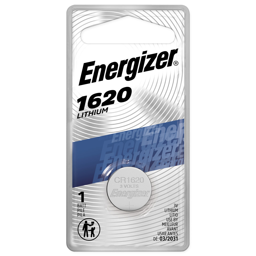 ECR1620BP Pile bouton CR1620 3V lithium Energizer (Carte de 1) Batteries  Expert