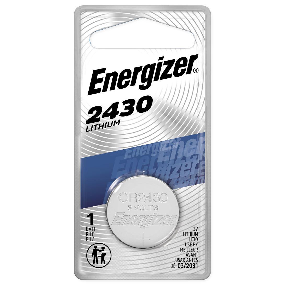 ECR2430BP Pile bouton CR2430 3V lithium Energizer (Carte de 1